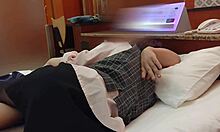 Office Secretary In Fishnets Begs For Cock Through Ripped Pantyhose Till Creampie