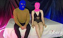 real swinger couple fucks stranger as hotwife sucks raw cock bareback