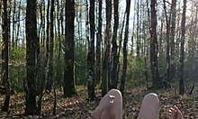 bdsm slave whore bent over outdoors for humiliating DOGGYSTYLE orgasm session