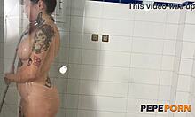 this 40yo alt tattooed mom auditions for primo cock in lara croft lingerie casting