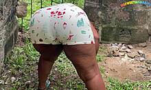 yo that horny mama took a massive pounding deep in her hairy bush creampie overload