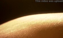 Tempting Licks on 18 Teen's Smooth Shaved Pussy