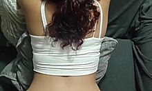 wife bends over for husband's deepthroat doggystyle on big cock