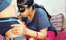 village bhabhi slurps big black dick begging for hot cumshot