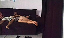 Madrasta Shares Sofa for Wild Enteado Pounding!