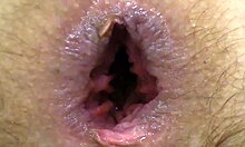 my fat hairy pussy gapes wide from dildo while i finger clit to orgasm... homemade