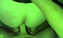 damn big ass milf takes pov doggy cum explosion!