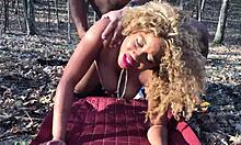Don Whoe's Outdoor Adventures: Submissive Teen Bent Over Deepthroats Monster Black Cock Doggystyle Compilation!