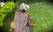 natgio mixes lion leopard in wild outdoor sex game