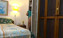 On the beach i spy busty stepmom then beg to fuck her moaning pussy hard