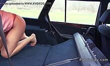 hey brunette russian teen babe, wanna fuck in public car pickup? 😏 outdoor creampie!