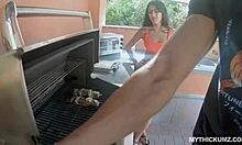 spicy latina thickum heads outdoor homemade to slurp and ride that massive monster cock deep