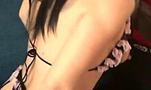 gia's chained lace curves beg cock throat