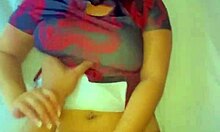 Slim Asian in dress slurps huge cock then creampied doggystyle