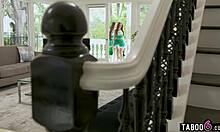 Teen Cheerleaders Harley Jade and Hazel Moore Feel Anal Dildo Ecstasy Together