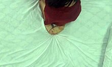 Ceiling Angle Captures Hot Latina Model's Sexy Lingerie Poses