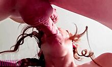 damn this petite welsh redhead takes monster cock deep in ass and pussy doggystyle