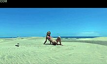 micro bikini dunes tease hides sasha bikeeva's perfect ass secrets