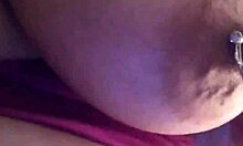 sexy amateur goddess shakes her big pierced tits and ass