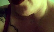 sexy amateur goddess shakes her big pierced tits and ass