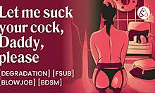facial blasts submissive bdsm brat who craves daddy's rough toy play!