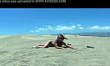 micro bikini dunes tease hides sasha bikeeva's perfect ass secrets
