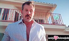 big tit stepbabe reyna belle sucks stepdad cock after tit tease!!