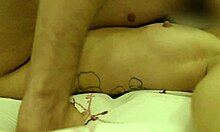 a slender teen babe rides boyfriend's huge cock in rough homemade sex