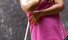sexy latina neighbor flashes big ass no panties begs for massage turns into wild public fuck