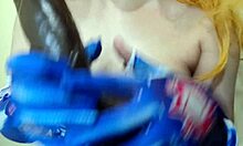 hey trans samus, wanna slap those soft tits with bbc dildo while lactating puffy nipples?
