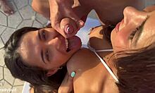 big ass latina milf joins bbbg pool orgy for double penetration pounding