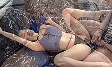 teacher rams my virgin goth pussy missionary till creampie in this petite 18+ babe!