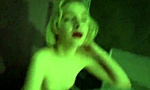 Movie ends and college blonde dives deep on my throbbing cock