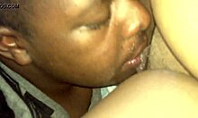 wanna dive tongue deep into this skinny chocolate pregnant pussy?