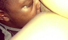 wanna dive tongue deep into this skinny chocolate pregnant pussy?