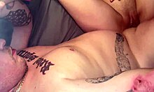 Slut's tight shaved pussy begs for deep fill