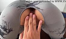 coach rips leggings fucks cheating pussy doggystyle while hubby's away quickie hard