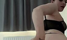 Horny British college slut squirts hard on webcam solo toy masturbation 💦🔥