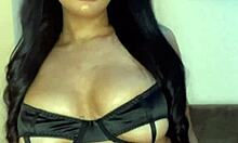 Horny British college slut squirts hard on webcam solo toy masturbation 💦🔥
