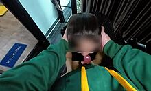 thai slut moans wet before creampie floods her swollen pussy pov