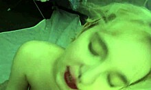 Movie ends and college blonde dives deep on my throbbing cock
