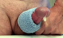 Watch me stroke cock moaning to intense orgasm in slow motion spy cam