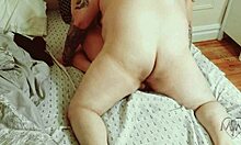 this latina bbw shakes her fat ass and hairy pussy riding cock in my room
