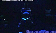 Scarlett Johnson Pounds Rough Blacklight Creampie Sex