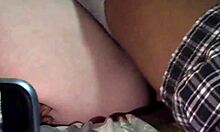 Begging for bbc creampie deep in teen pussy while alone together.