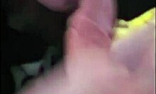 Sloppy Big Tits Wife Sucks Hubby's Small Cock Close!