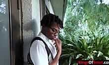 Underfucked Blonde Stepmom Licks and Rides Stepsons Black Friends Monster Cock