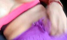 Big Clit Latina Slut Waits In Car For Hard Fuck