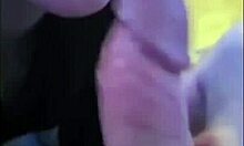 Sloppy Big Tits Wife Sucks Hubby's Small Cock Close!