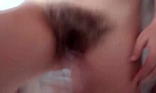 Watch 10 hot cumshots filling my hairy milf pussy completely